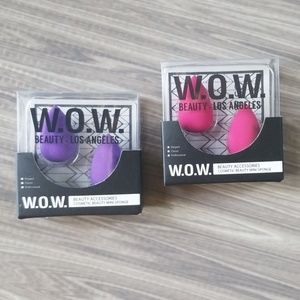 Mini beauty blender sponges- pink & purple